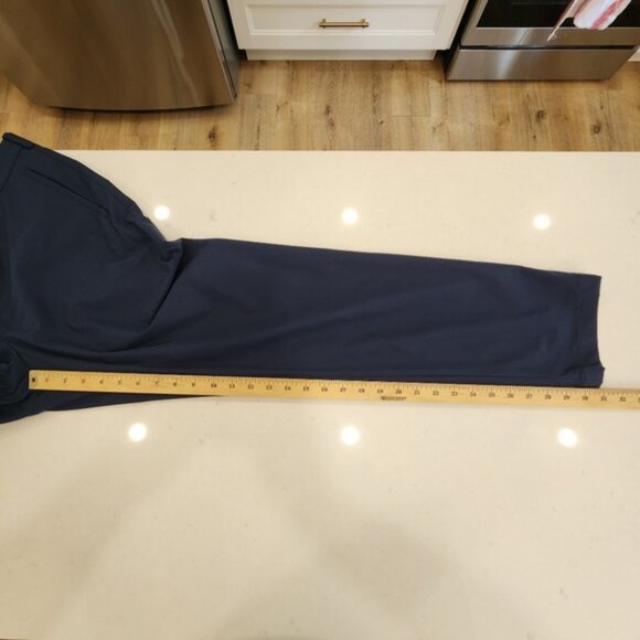 Sene Pants Mens 36x31 Blue Flex Tech Stretch Dress Slacks Traveler Tailored Golf - Picture 9 of 11